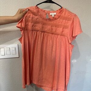 Ella Moss Orange Blouse